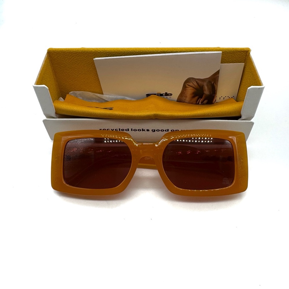 Szade Sunglasses Orange Square